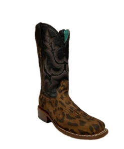 Corral Women's Camel Brown And Black Embroidered Boot
