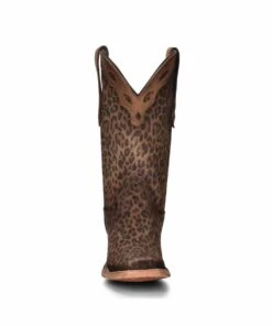 Corral Women's Leopard Print Square Toe Boot -Ariaa Clothing Shop products C3788 front