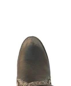 Corral Women's Circle G Distressed Black Cutout Bootie -Ariaa Clothing Shop products Q0001toe