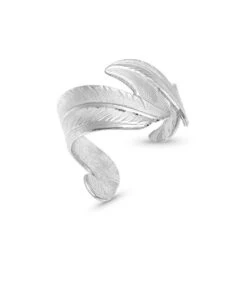 Montana Silversmiths Women's Free Spirit Adjustable Feather Ring
