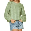 Cowpokes Bootique Women's Sage Cable Knit Sweater -Ariaa Clothing Shop products Untitled 2 6527a57d b585 4e74 9c74 ba0e539654b7