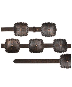 M&F Western Women's Copper Concho Belt
