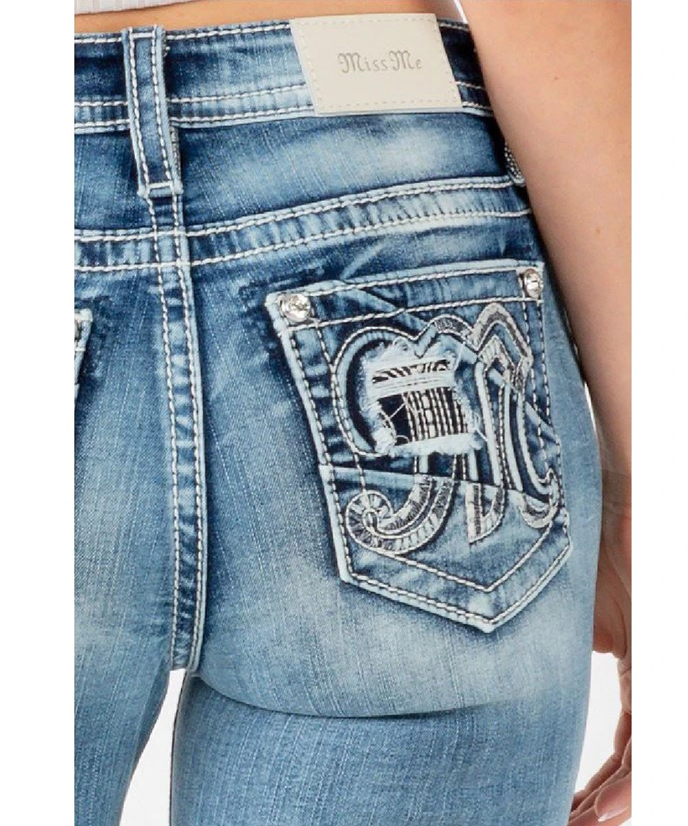 Miss Me Women's Mid Rise Bootcut Jean 4 Miss Me Women's Mid Rise Bootcut Jean - Image 2