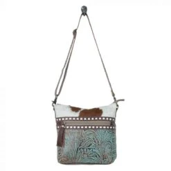 Myra Bags Women's Delphine Canvas & Hairon Bag -Ariaa Clothing Shop s 5218 strap