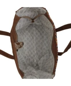 Myra Bags Women's Geometric Blues Weekender Bag -Ariaa Clothing Shop s 5636 inside